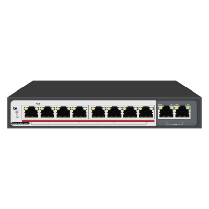 Pollo PLN-1108GB 10 Port Gigabit AI PoE Switch